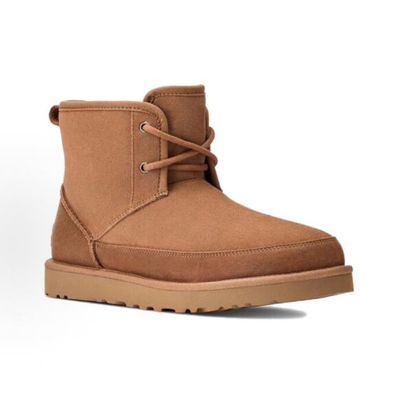 UGG MEN\'S 12 CLASSIC MINI LENNOX LACE UP CHESTNUT 1174582 NIB main image 4